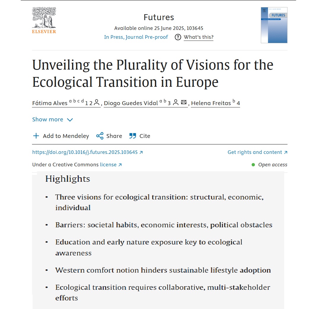 Unveiling the Plurality of Visions for the Ecological Transition in Europe