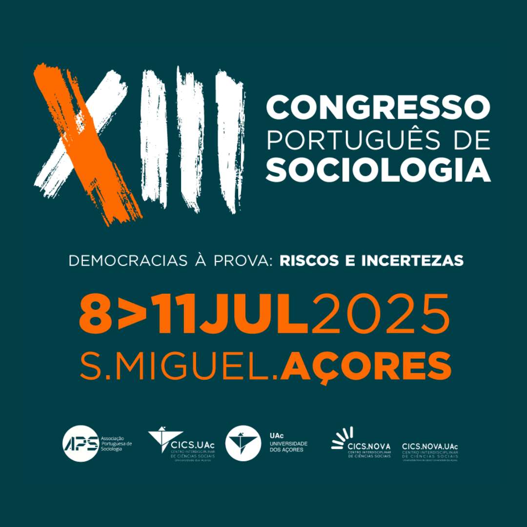 Participação no XIII Congresso Português de Sociologia
