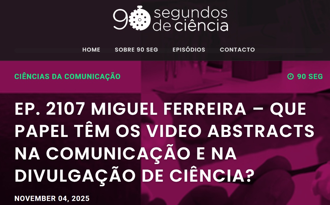 Papel dos videos abstracts na comunicação e na divulgação de ciência