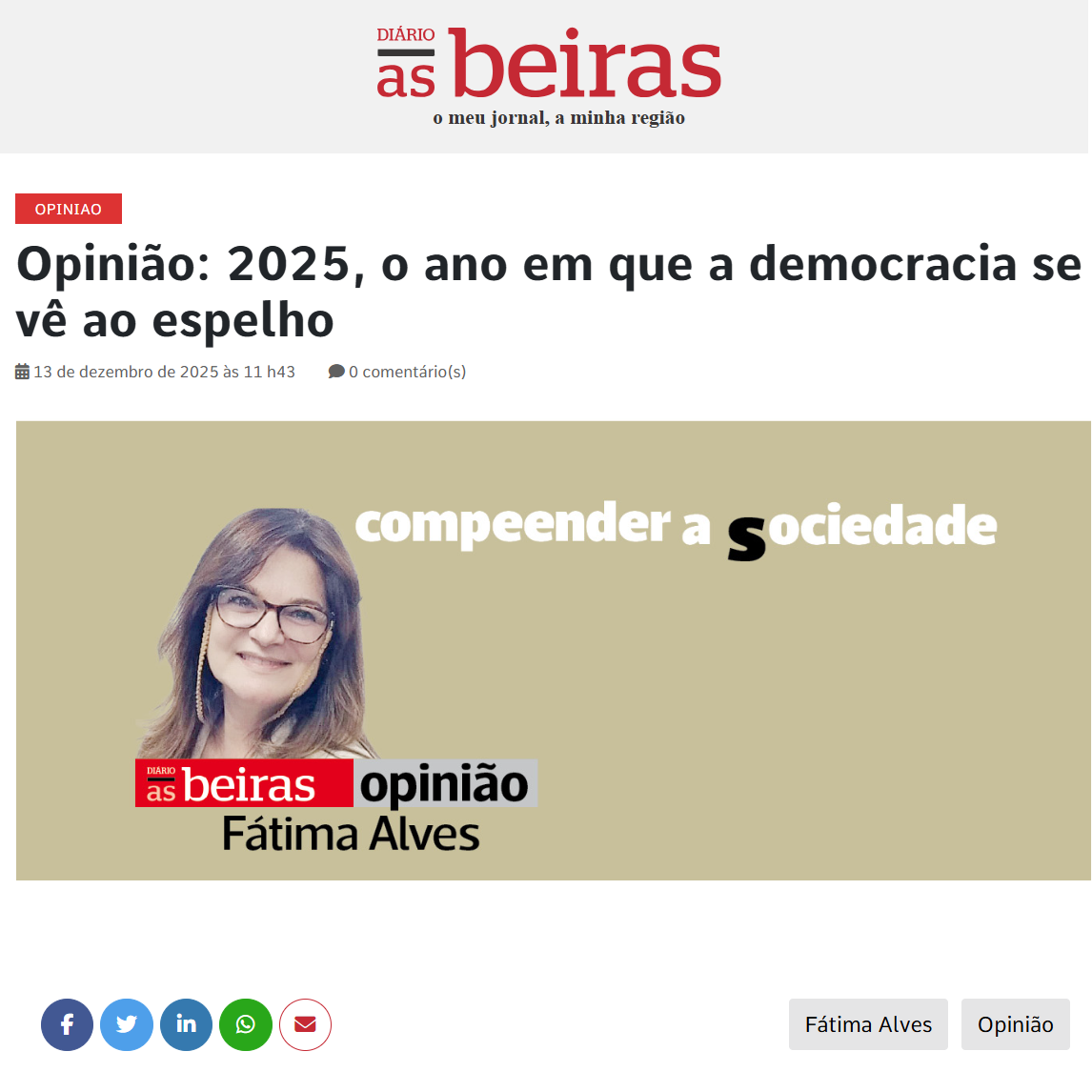 2025 e o futuro da democracia