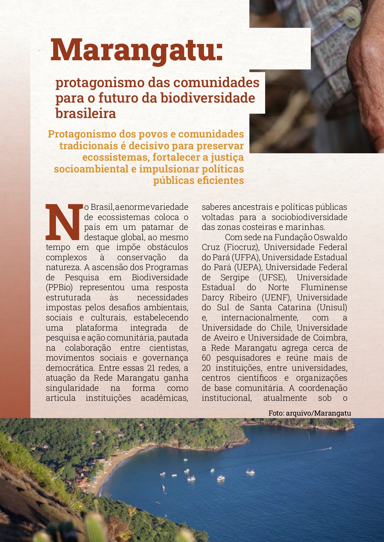 Marangatu: protagonismo das comunidades para o futuro da biodiversidade brasileira