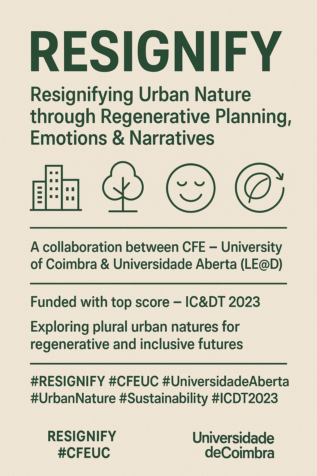 Novo projeto financiado: RESIGNIFY