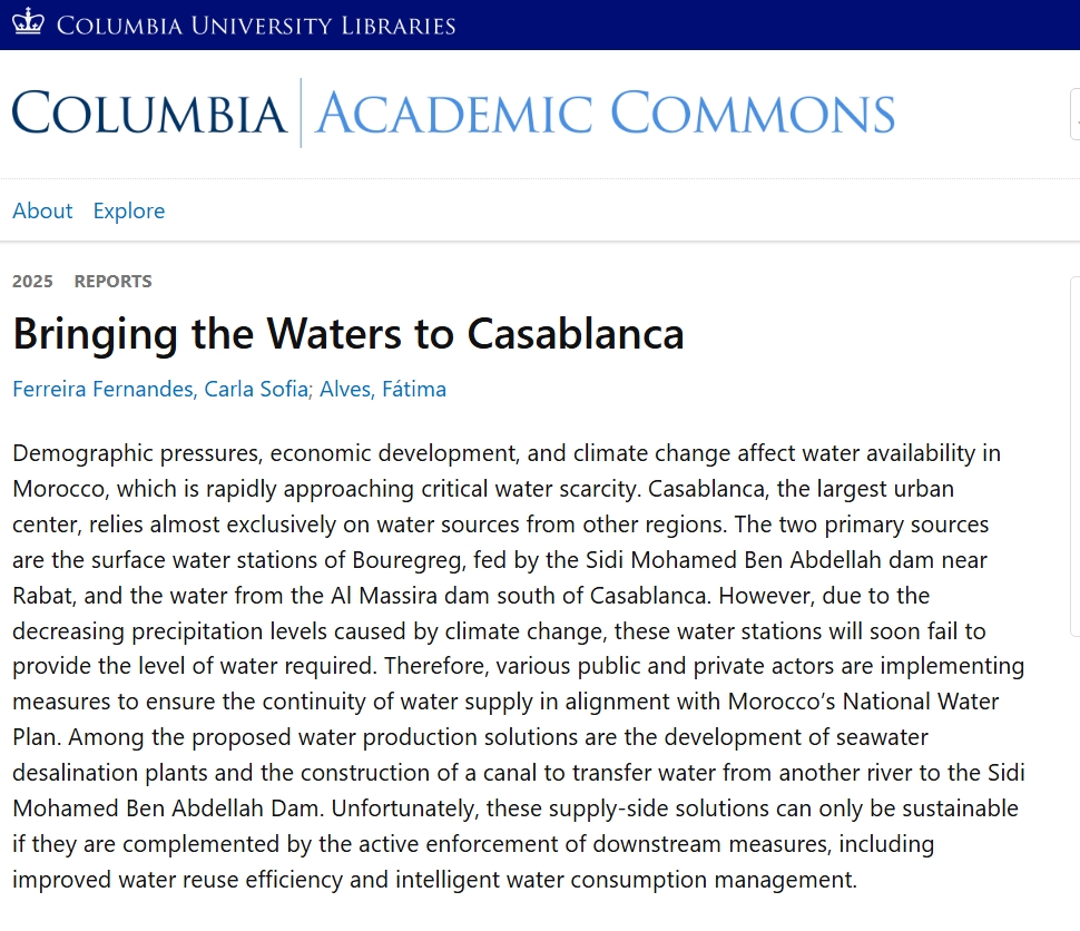 Bringing the waters to Casablanca
