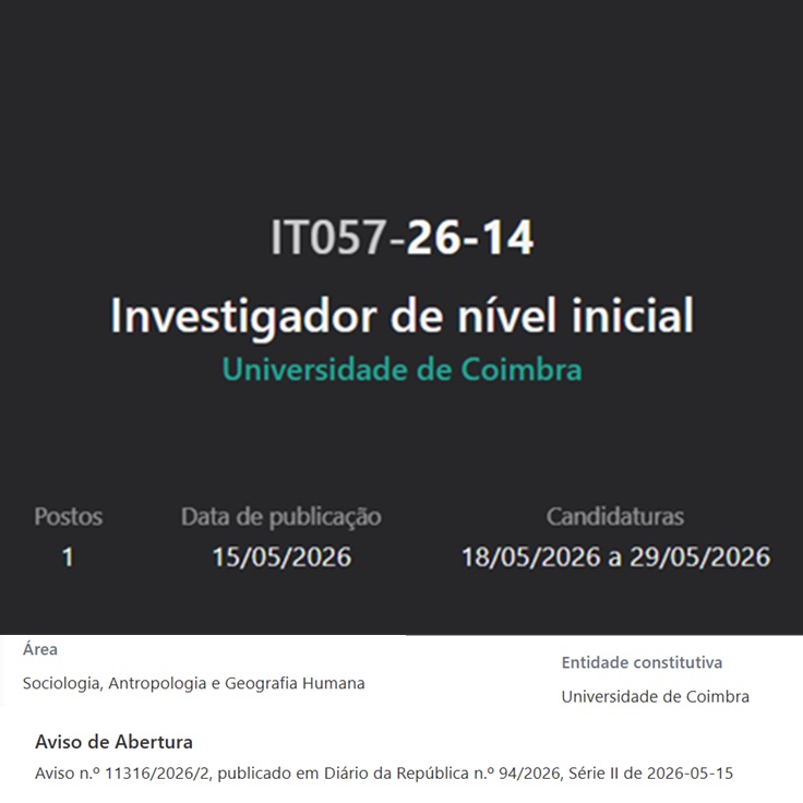 📢 Está aberto concurso internacional para integração na equipa do projeto RESIGNIFY!