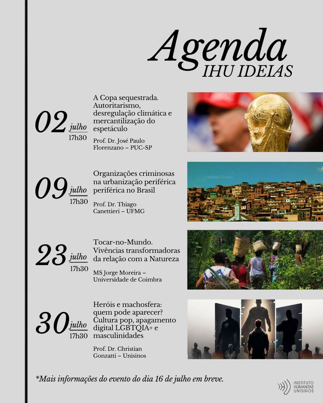 🌳O nosso investigador e doutorando Jorge Moreira participa no IHU Ideias!