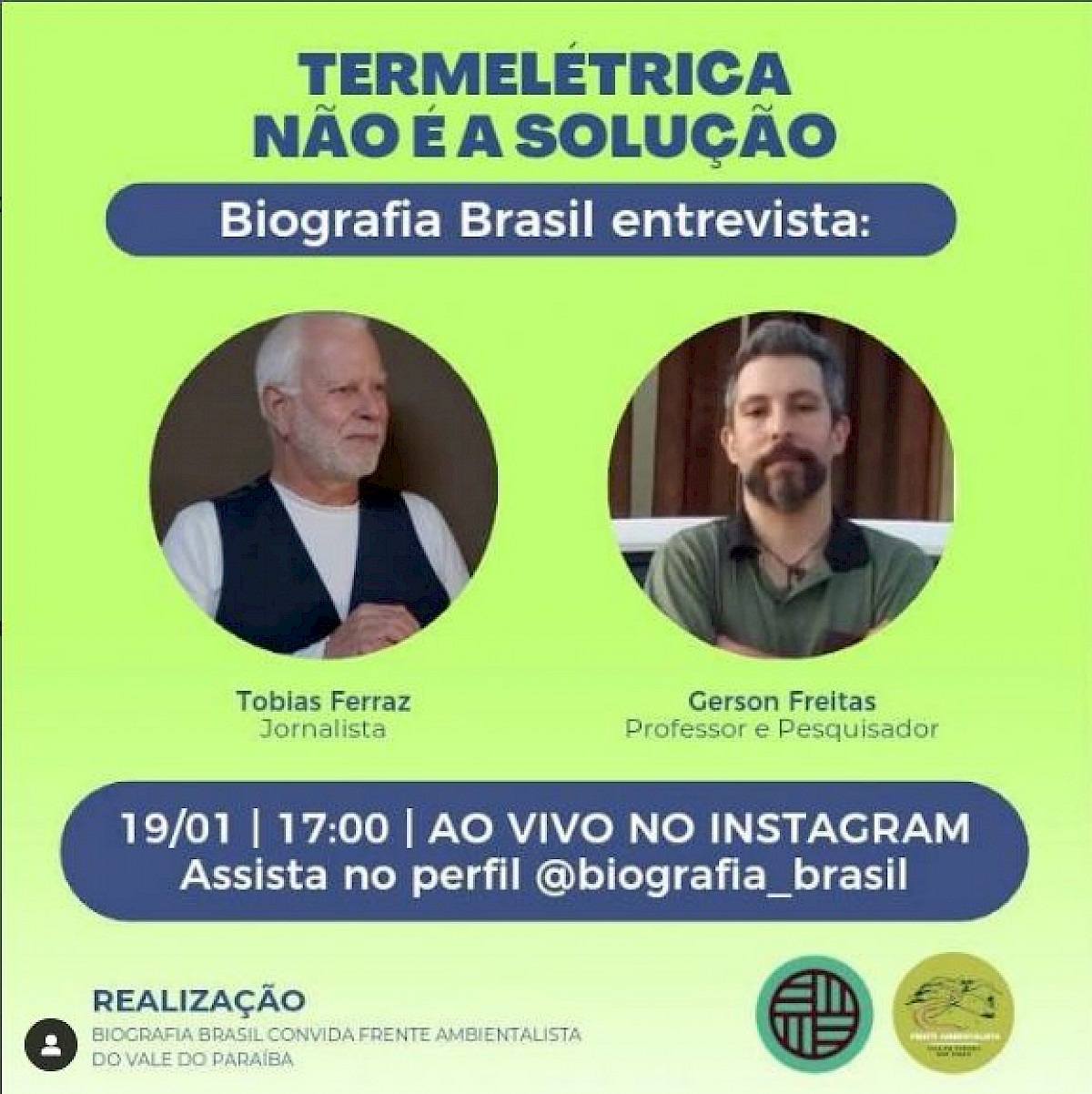 Termelétrica não é a solução