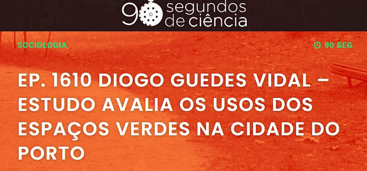 90 Segundos de Ciência com Diogo Guedes Vidal