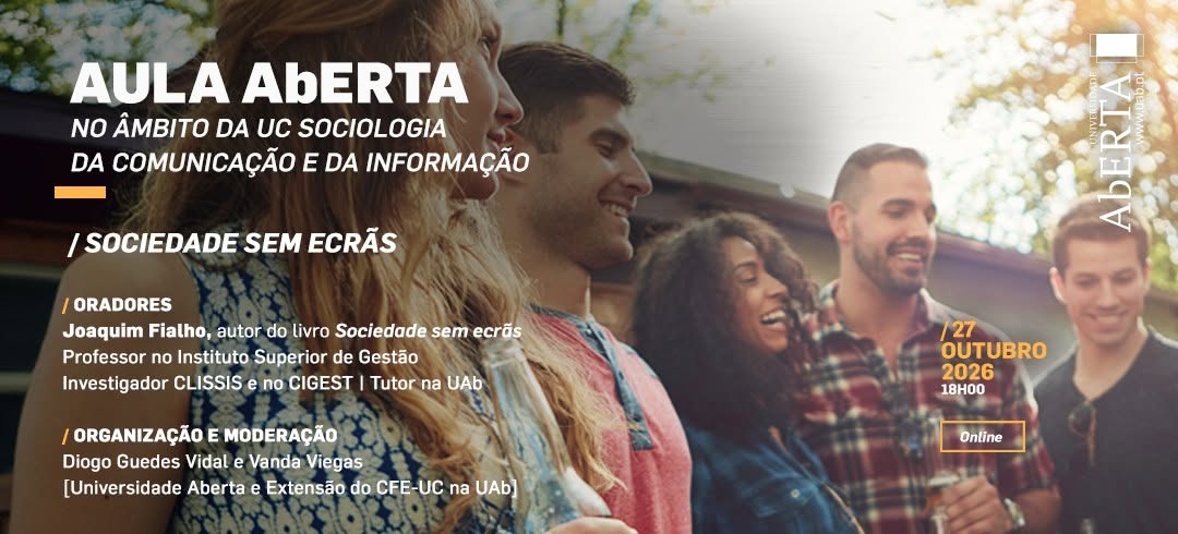 Aula Aberta «Sociedade sem ecrãs»