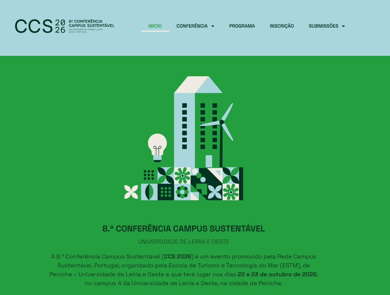 8.ª Conferência Campus Sustentável (CCS 2026)