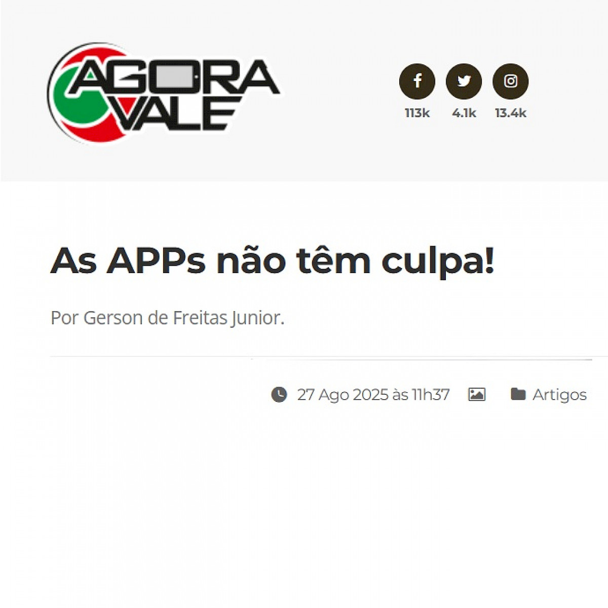 As Áreas de Preservação Permanente não são culpadas